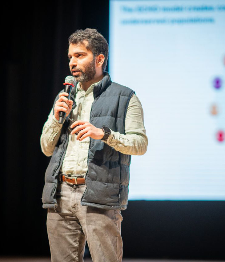 Kartik Dhar at work